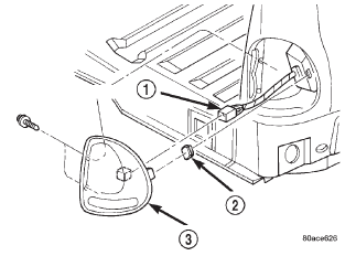 Fig. 7 Tail, Brake, Turn Signal and Back-up Lamp
