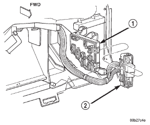 Fig. 4 Relay and Fuse Block Location