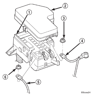 Fig. 6 Battery and Generator Connections to PDC