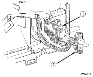 Fig. 11 Relay and Fuse Block Remove/Install