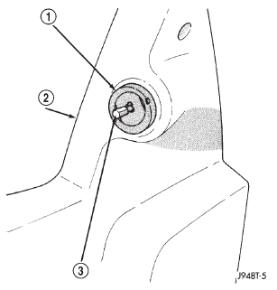 Fig. 5 Power Mirror Switch Nut - Typical