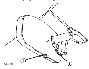 Fig. 2 Automatic Day/Night Mirror Remove/Install