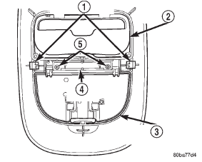 Fig. 9 Garage Door Opener Storage Bin Door Remove/Install