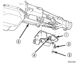 Fig. 36 Engine Rear Mount-4X2 Automatic Transmission