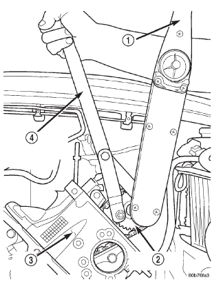 Fig. 15 Camshaft Sprocket Installation-Left Cylinder Head