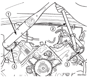 Fig. 16 Camshaft Sprocket Installation-Right Cylinder Head