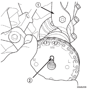 Fig. 95 Camshaft Sprocket Installation