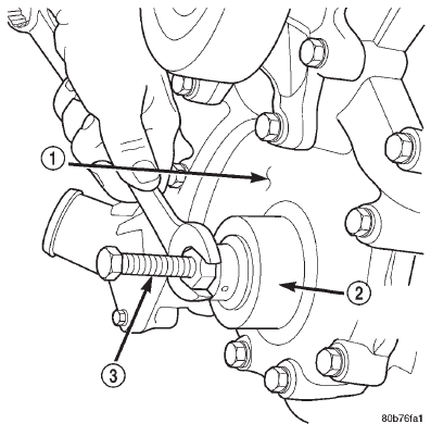 Fig. 129 Crankshaft Front Seal-Installation
