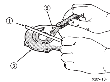 Fig. 137 Checking Oil Pump Cover Flatness