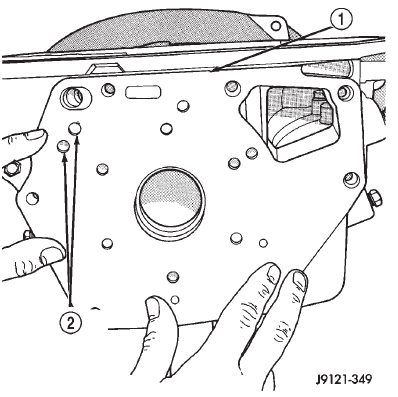 Fig. 192 Installing/Aligning Case Gasket