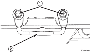 Fig. 18 Glove Box Latch Striker Remove/Install