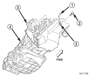 Fig. 20 Engine-To-Body Ground Strap Remove/ Install - 4.7L Engine Only
