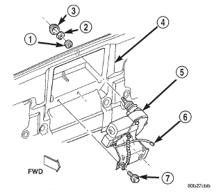 Fig. 15 Rear Wiper Motor Remove/Install
