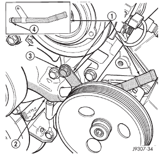 Fig. 42 Coolant Return Tube-5.2L/5.9L Engines- Typical
