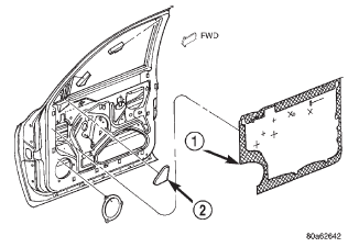 Fig. 7 Mirror Flag Seal Remove/Install